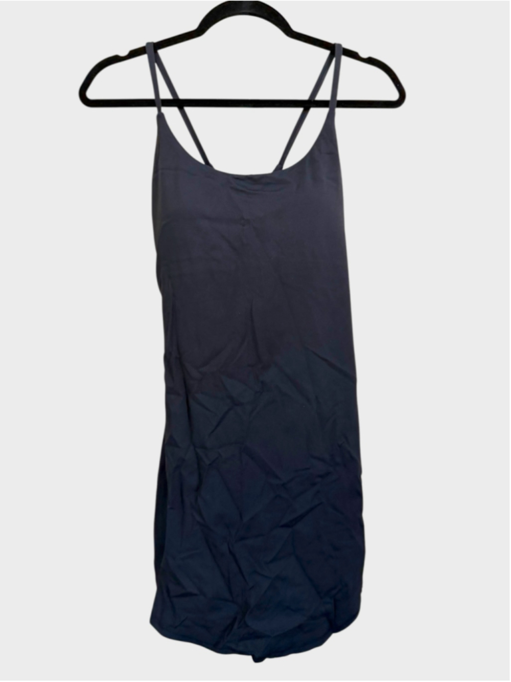 Size M Halara Softlyzero Plush Backless Active Dress Black